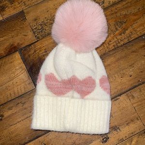 Newborn puff ball beanie hat / baby hat /